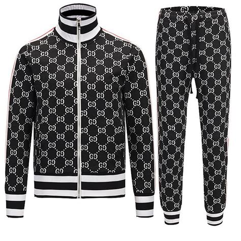 mens gucci sweat trousers|authentic gucci tracksuit.